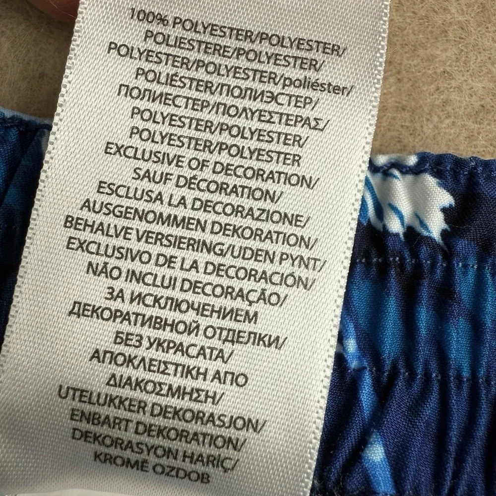 Polo Ralph Lauren Swimwear Men's L Blue Board Shorts Mesh Liner Cargo Drawstring